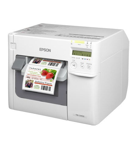 Epson TM-C3500 – Farbetikettendrucker, Tintenstrahl, USB, LAN, mit NiceLabel