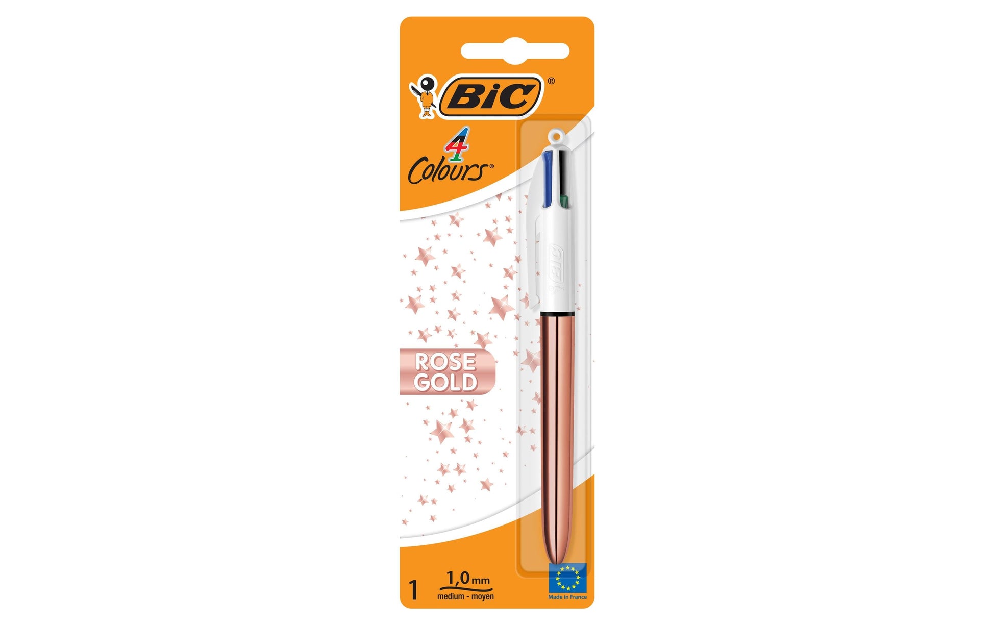 BIC 999916 Multifunktions-Kugelschreiber – 4 Farben, Spitze 1 mm