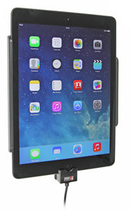 Brodit 5-521577 Kfz-Ladehalterung – Auto, Zigarettenanzünder (12/24 V) – für iPad Air (5. Gen.) – Schwarz