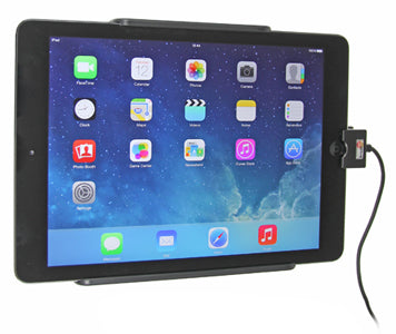 Brodit 5-521577 Kfz-Ladehalterung – Auto, Zigarettenanzünder (12/24 V) – für iPad Air (5. Gen.) – Schwarz