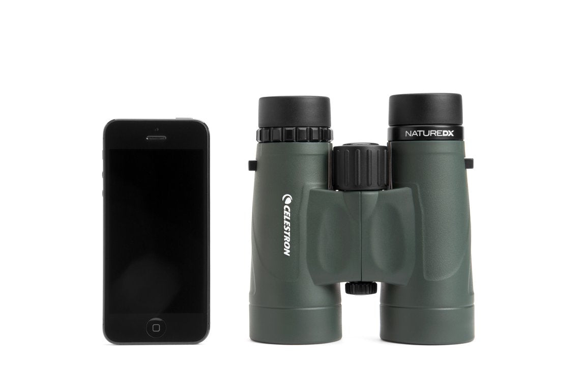 Celestron Nature DX 10×42 Fernglas – 10×, 42 mm Objektiv, BaK-4 Prismen, wasserdicht, grün