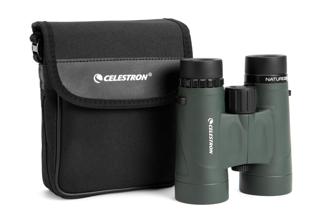 Celestron Nature DX 10×42 Fernglas – 10×, 42 mm Objektiv, BaK-4 Prismen, wasserdicht, grün