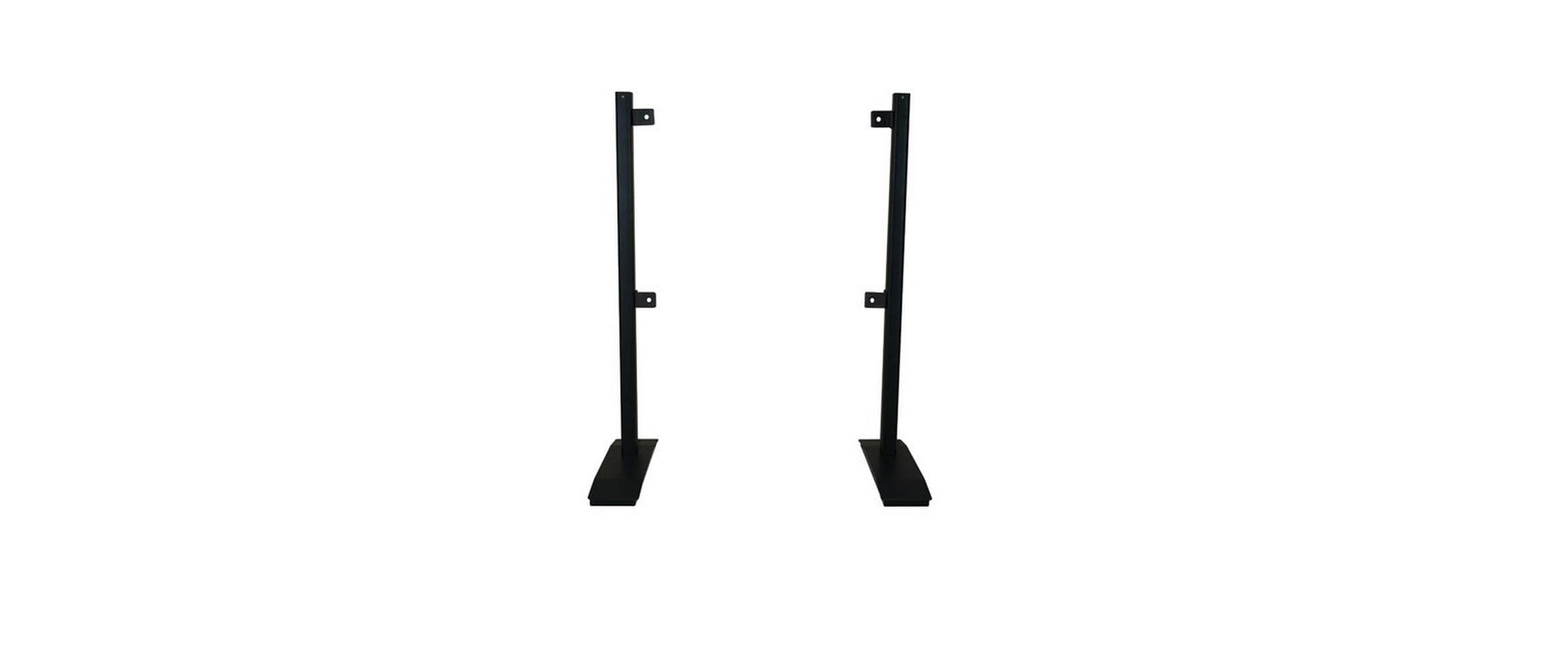 Audioraq Displayständer, fix, höhenverstellbar, bis 100", VESA 800×600, bis 136 kg, schwarz