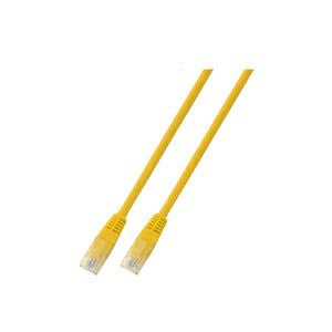 EFB Elektronik Patchkabel – Cat5e U/UTP, 1 m, Gelb, RJ-45