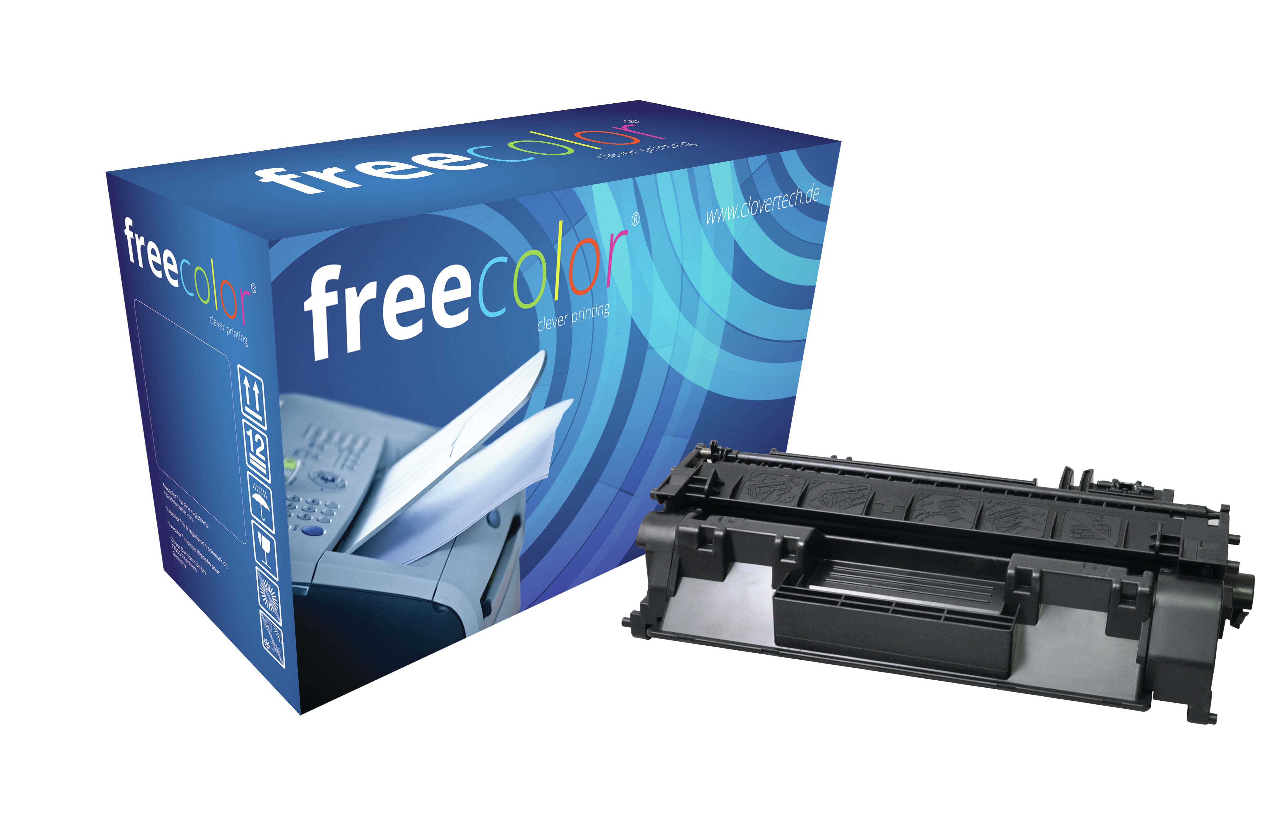 Freecolor 505A (CE505A) Schwarz Toner – Kompatibel – 2'300 Seiten – für HP LaserJet P2055/P2035/P2050 und andere