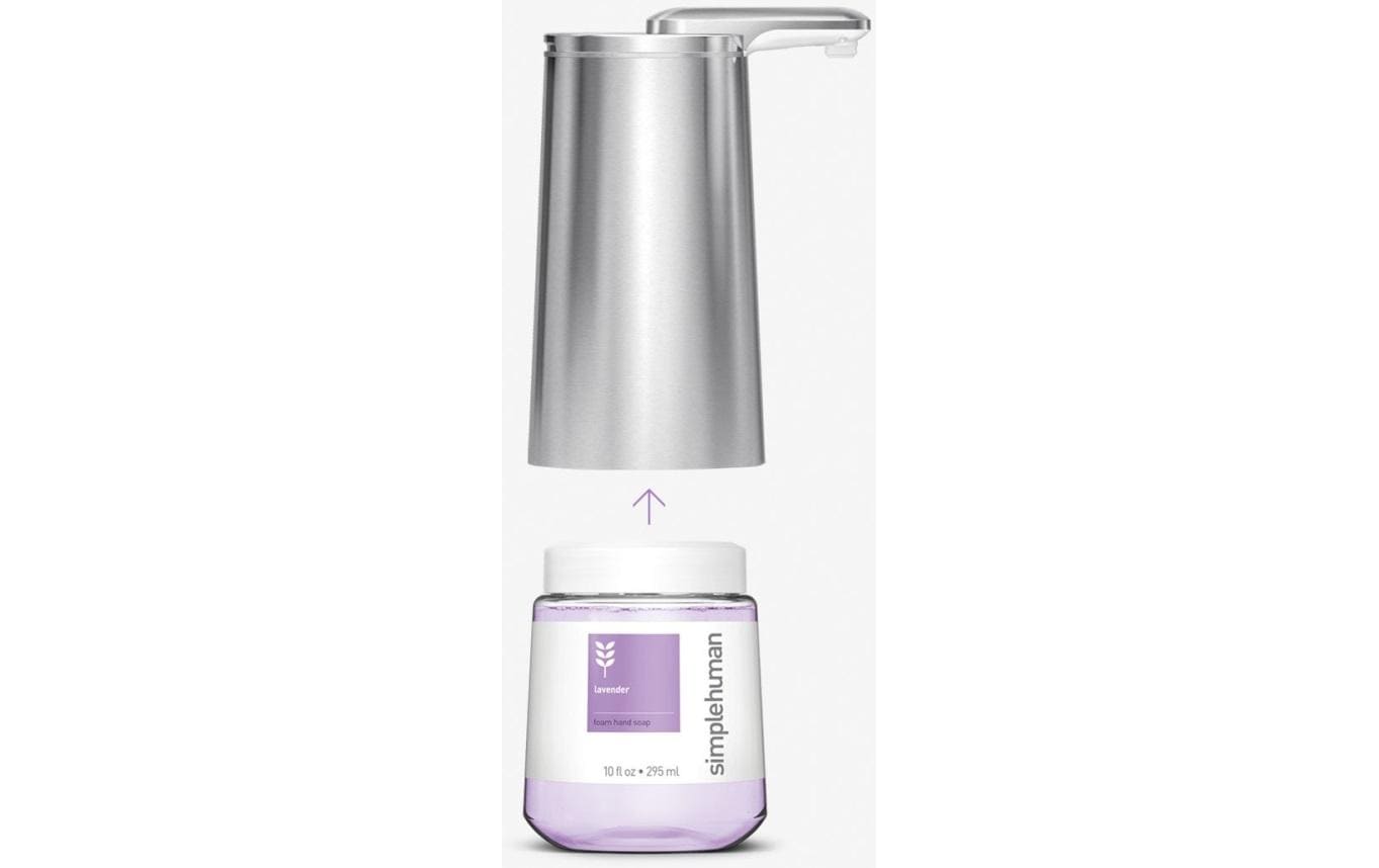 Simplehuman ST1062 Seifenspender – Edelstahl, Silber, 295 ml