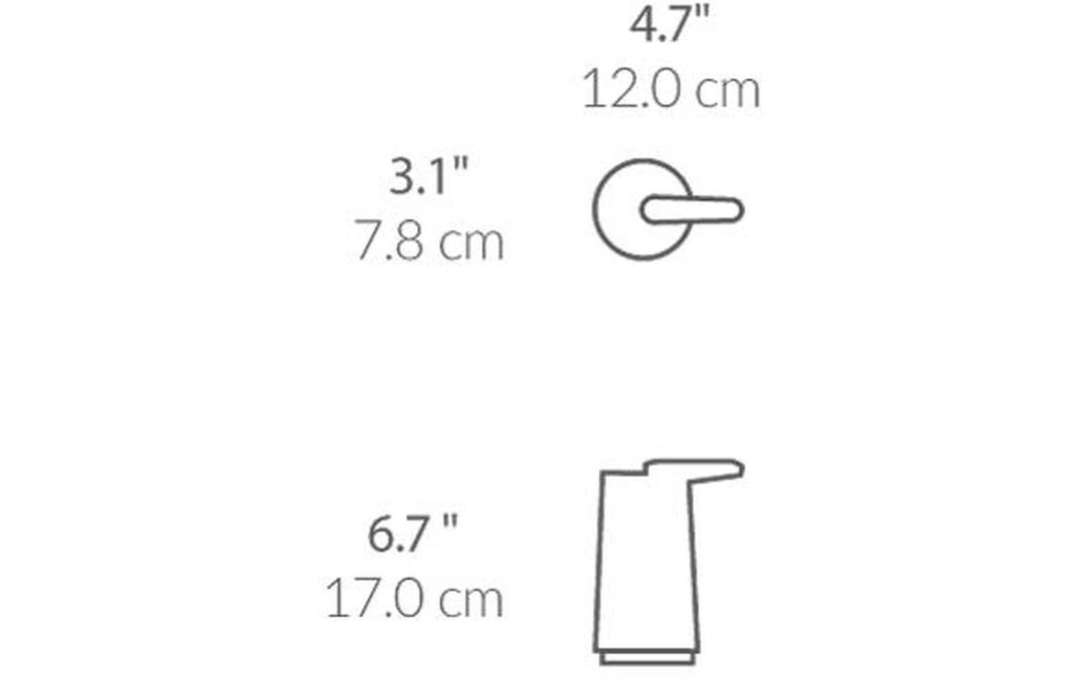 simplehuman ST1063 Automatischer Seifenspender – Tisch – 295 ml, Edelstahl