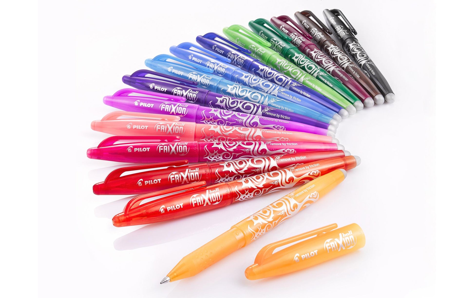 Pilot FriXion Family – Tintenroller, 0,45 mm, blau, radierbar – 6 Stk.