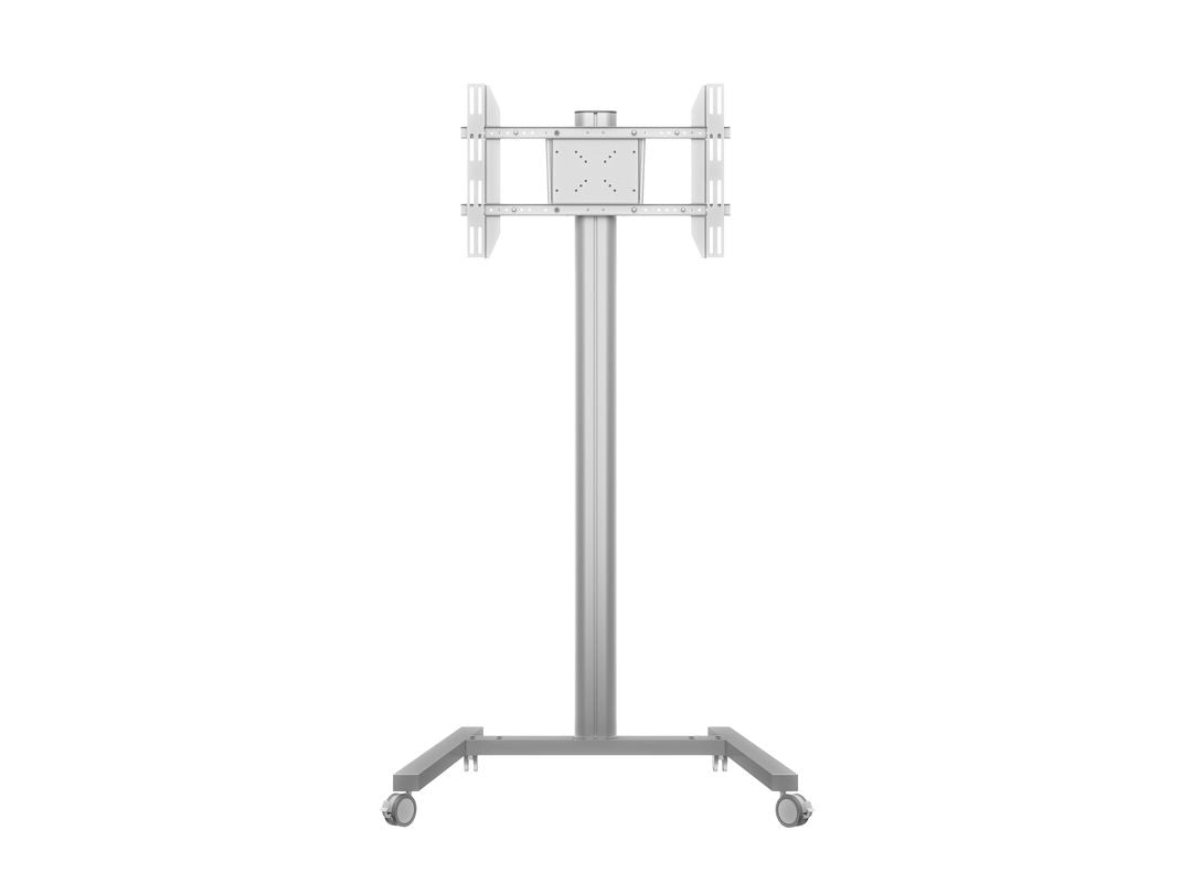 Multibrackets 180 S – Höhenverstellbarer Displayständer für 47", VESA 400×600, bis 50 kg, silber