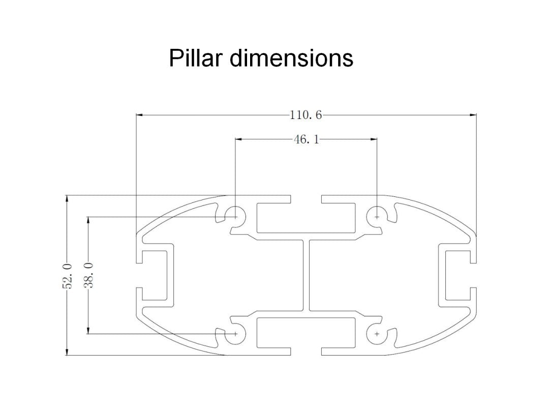 Multibrackets 2425 – Displayständer, fix, höhenverstellbar, bis 63", VESA 700×400, bis 50 kg, schwarz