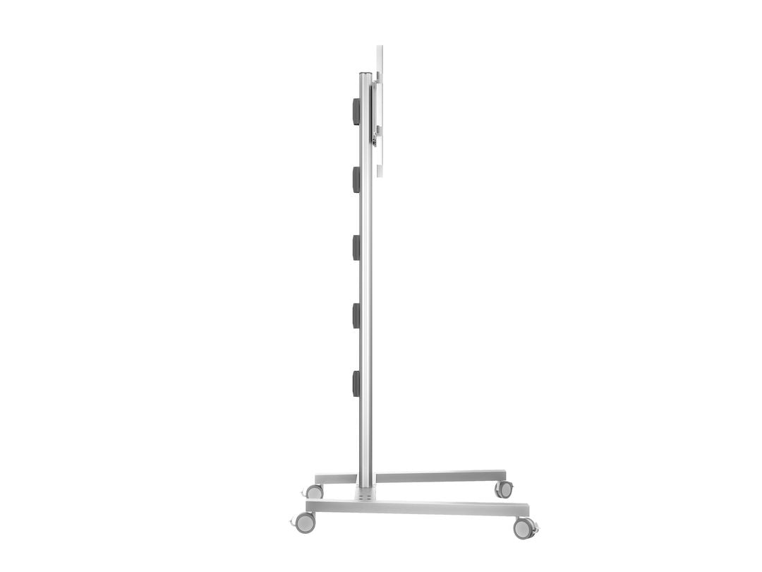 Multibrackets 180 S – Höhenverstellbarer Displayständer für 47", VESA 400×600, bis 50 kg, silber