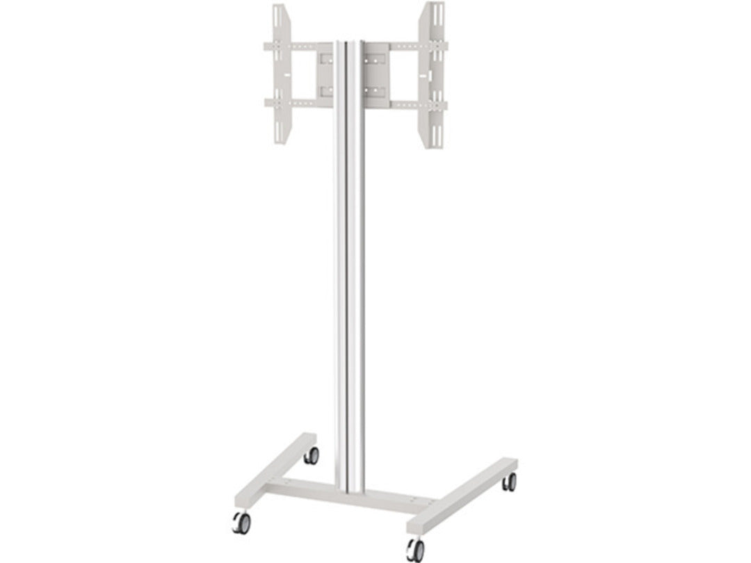 Multibrackets 180 S – Höhenverstellbarer Displayständer für 47", VESA 400×600, bis 50 kg, silber