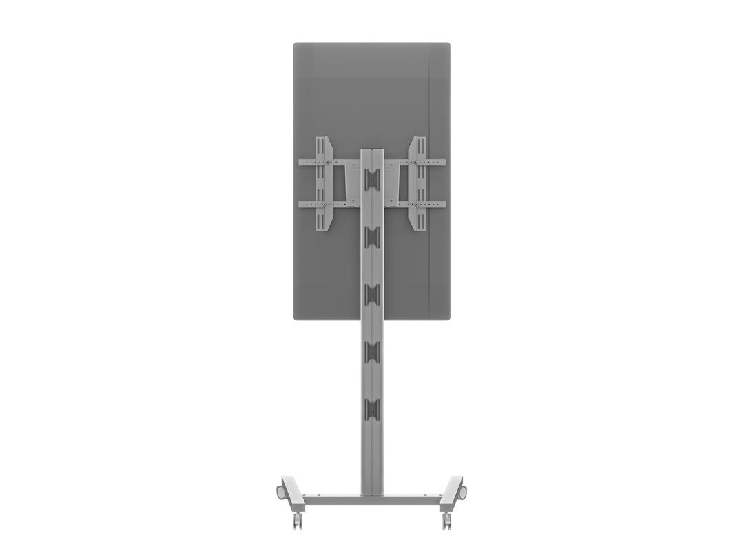 Multibrackets 180 S – Höhenverstellbarer Displayständer für 47", VESA 400×600, bis 50 kg, silber
