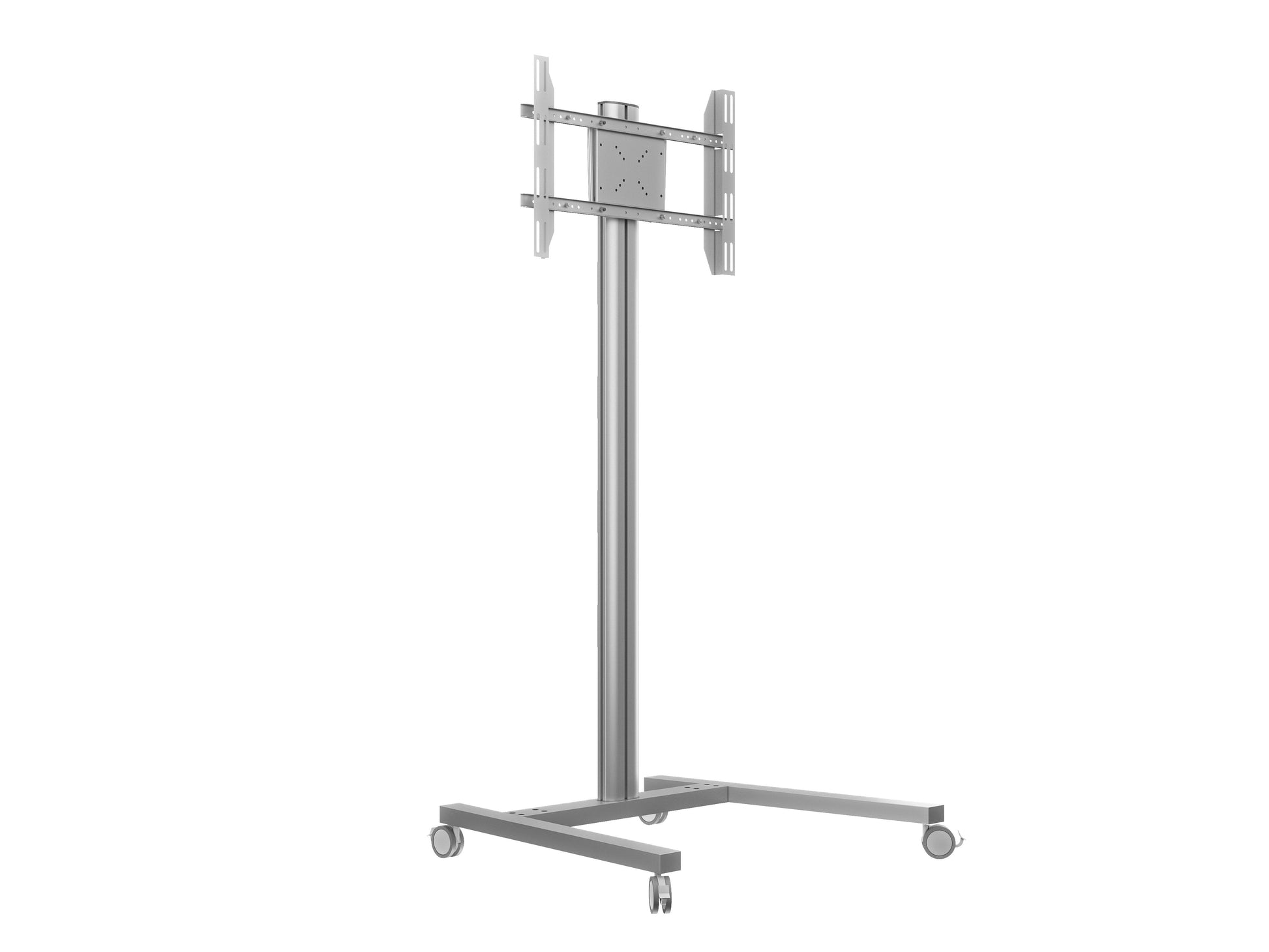 Multibrackets 180 S – Höhenverstellbarer Displayständer für 47", VESA 400×600, bis 50 kg, silber