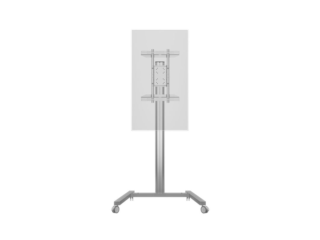 Multibrackets 180 S – Höhenverstellbarer Displayständer für 47", VESA 400×600, bis 50 kg, silber