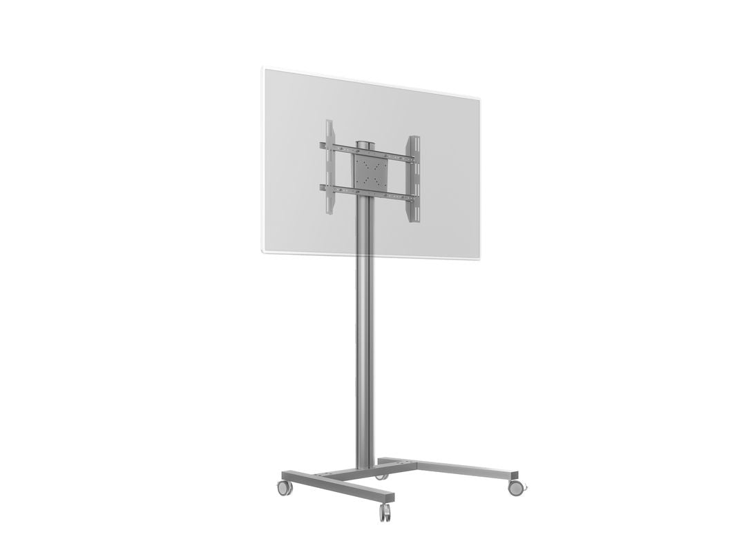 Multibrackets 180 S – Höhenverstellbarer Displayständer für 47", VESA 400×600, bis 50 kg, silber