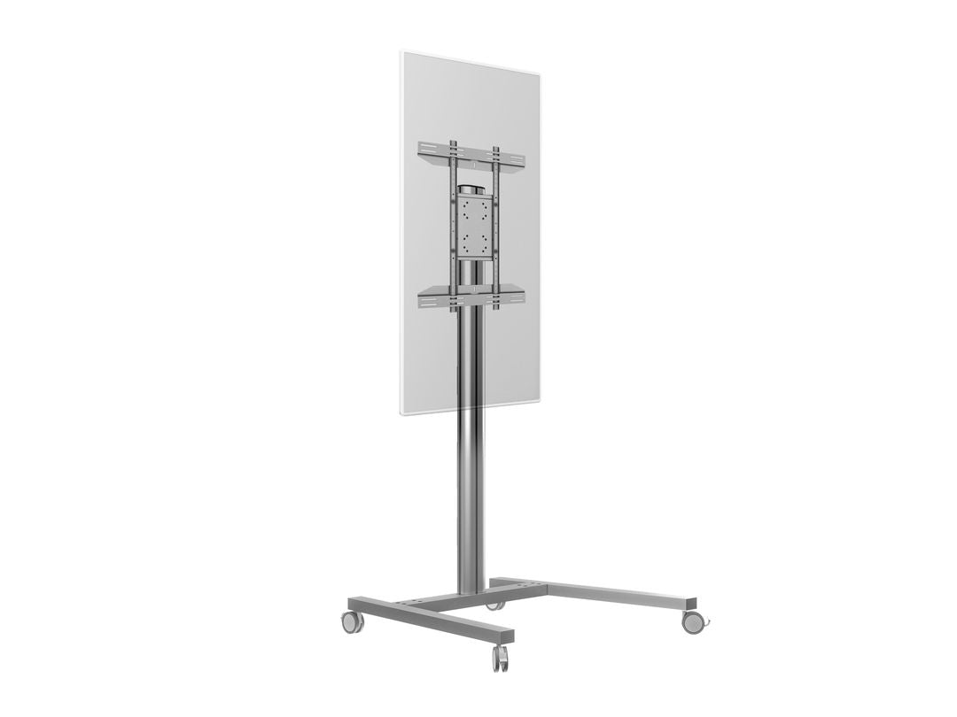 Multibrackets 180 S – Höhenverstellbarer Displayständer für 47", VESA 400×600, bis 50 kg, silber