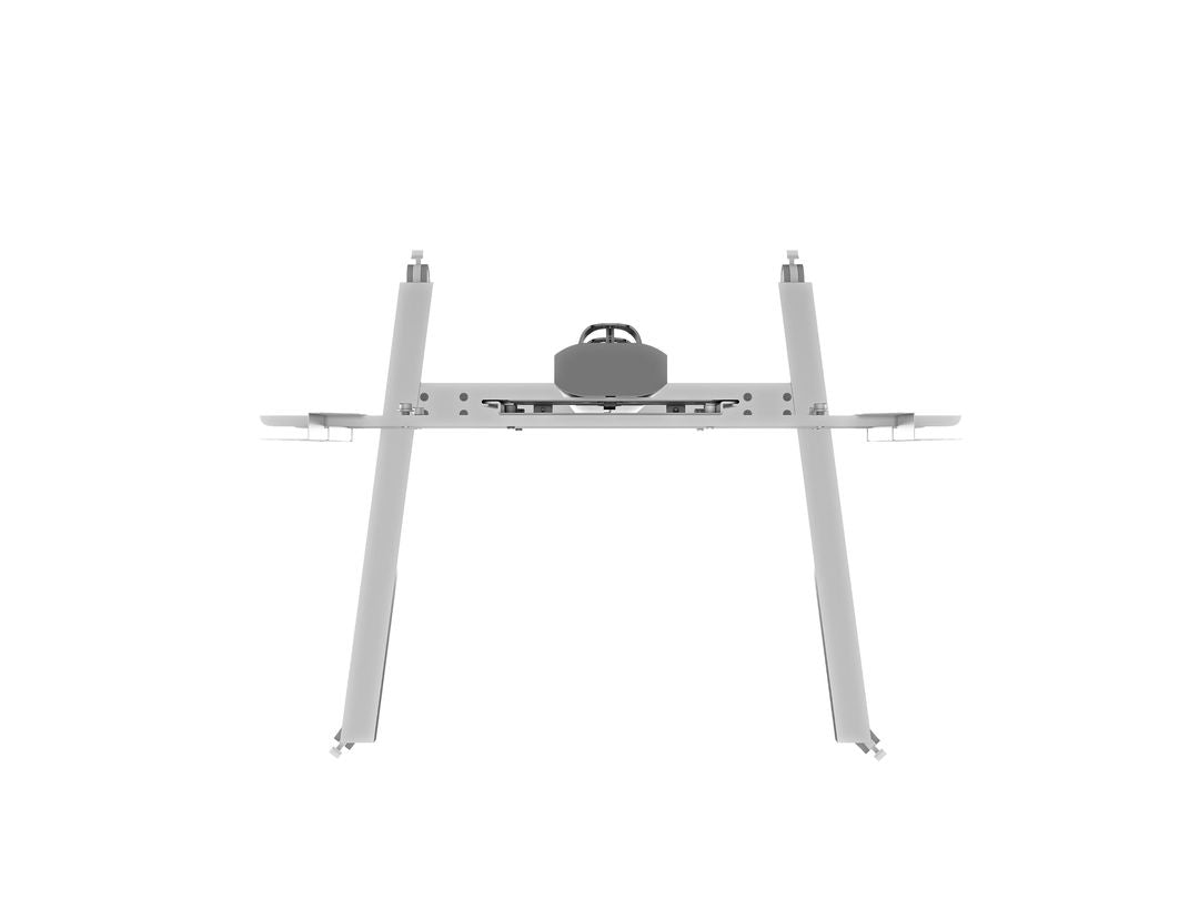 Multibrackets 180 S – Höhenverstellbarer Displayständer für 47", VESA 400×600, bis 50 kg, silber