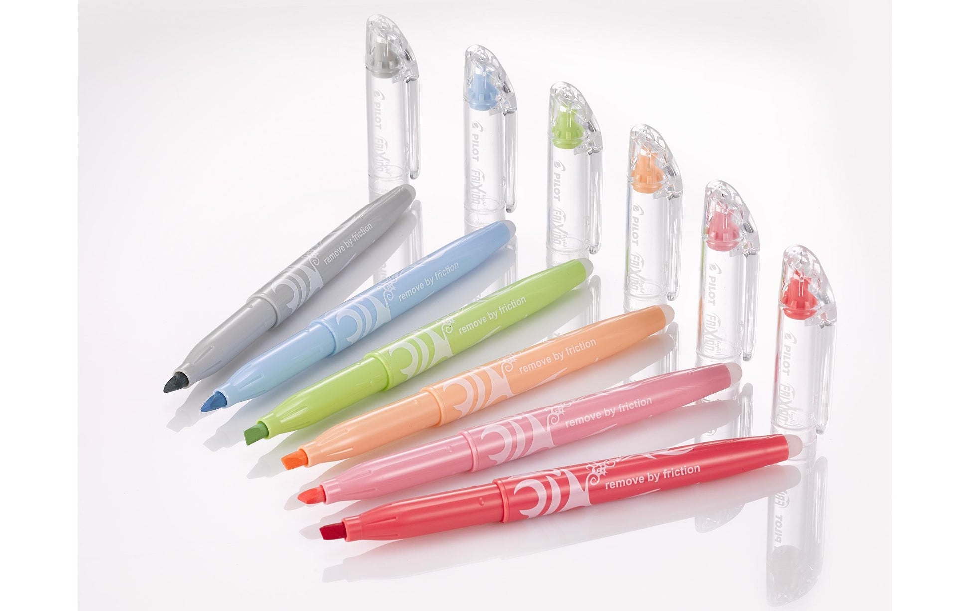 Pilot FriXion Light Textmarker Aprikose – Keilspitze, 3,3 mm, radierbar