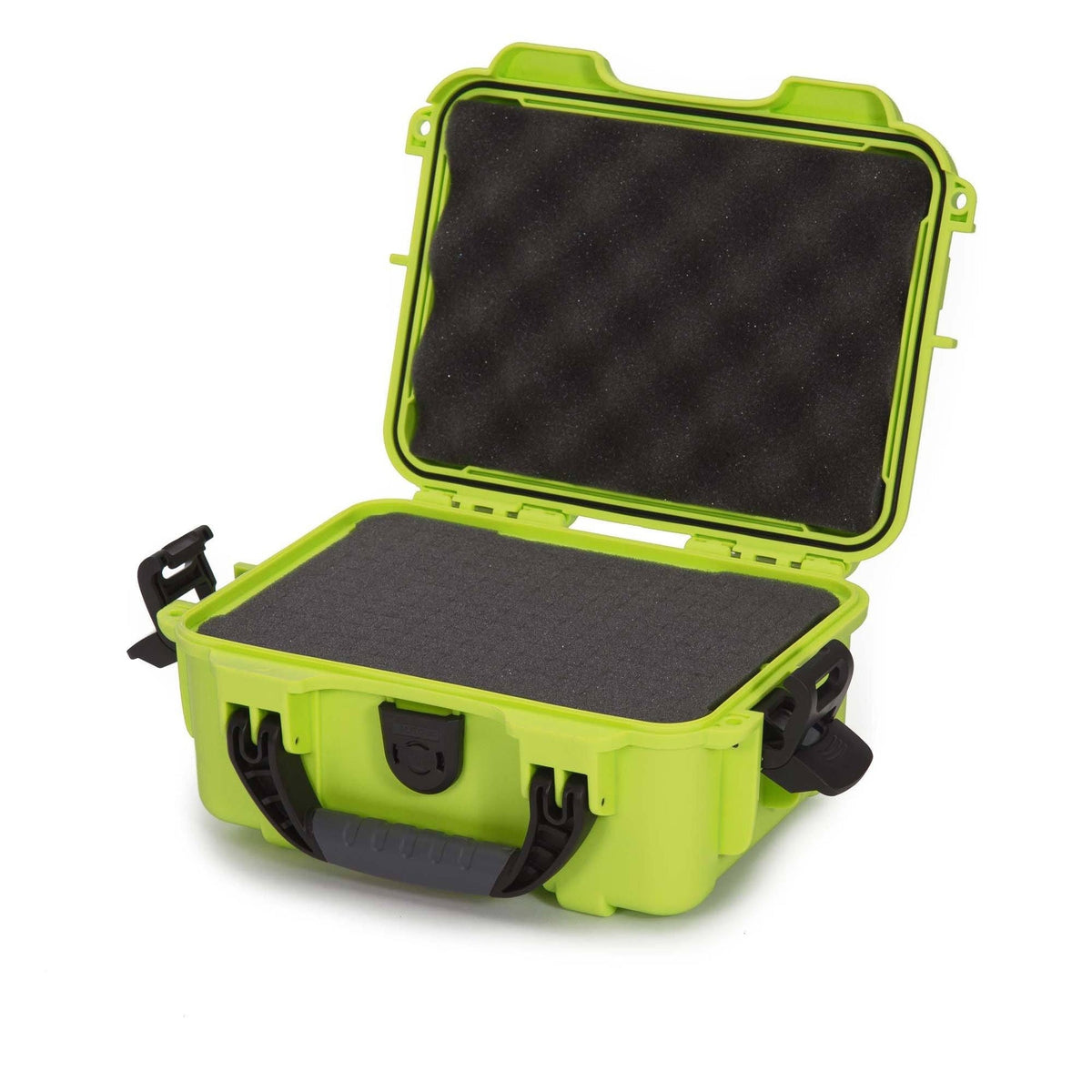 Nanuk Schutzkoffer 904 mit Schaum – 3,0 l, Hartschale, Limette, 25,9 × 11,4 × 20,1 cm