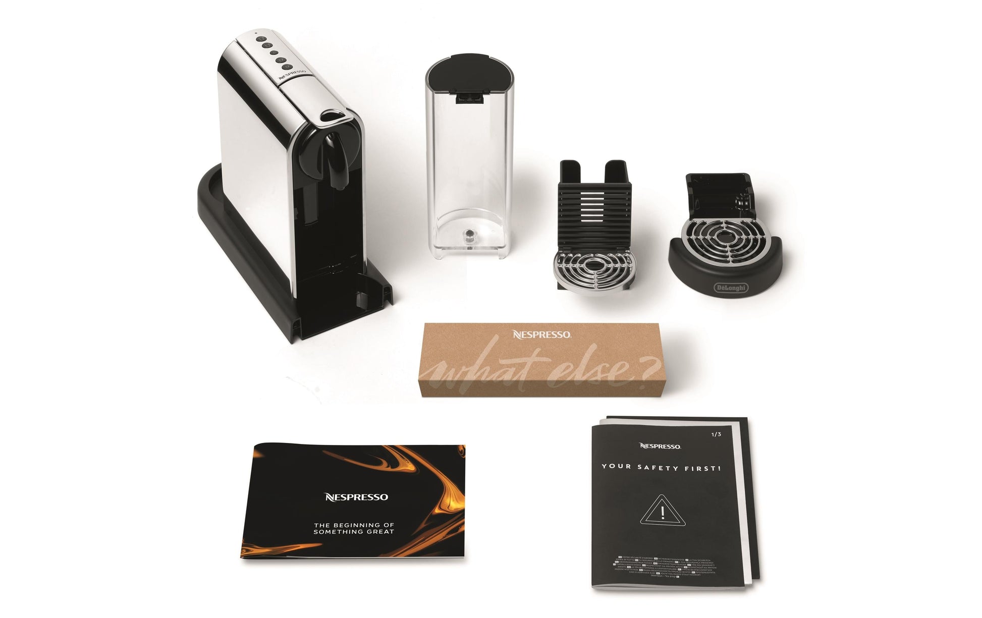 De’Longhi Citiz EN220.M Kapselmaschine – für Nespresso-Kapseln, 19 bar, 1 l, Silber