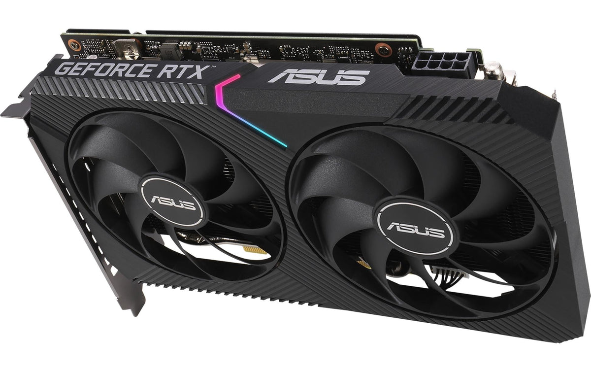 ASUS DUAL RTX3060 O12G V2 – PCIe Grafikkarte – 12 GB GDDR6, 3×DP, 1×HDMI, PCIe 4.0, 1×8‑Pin