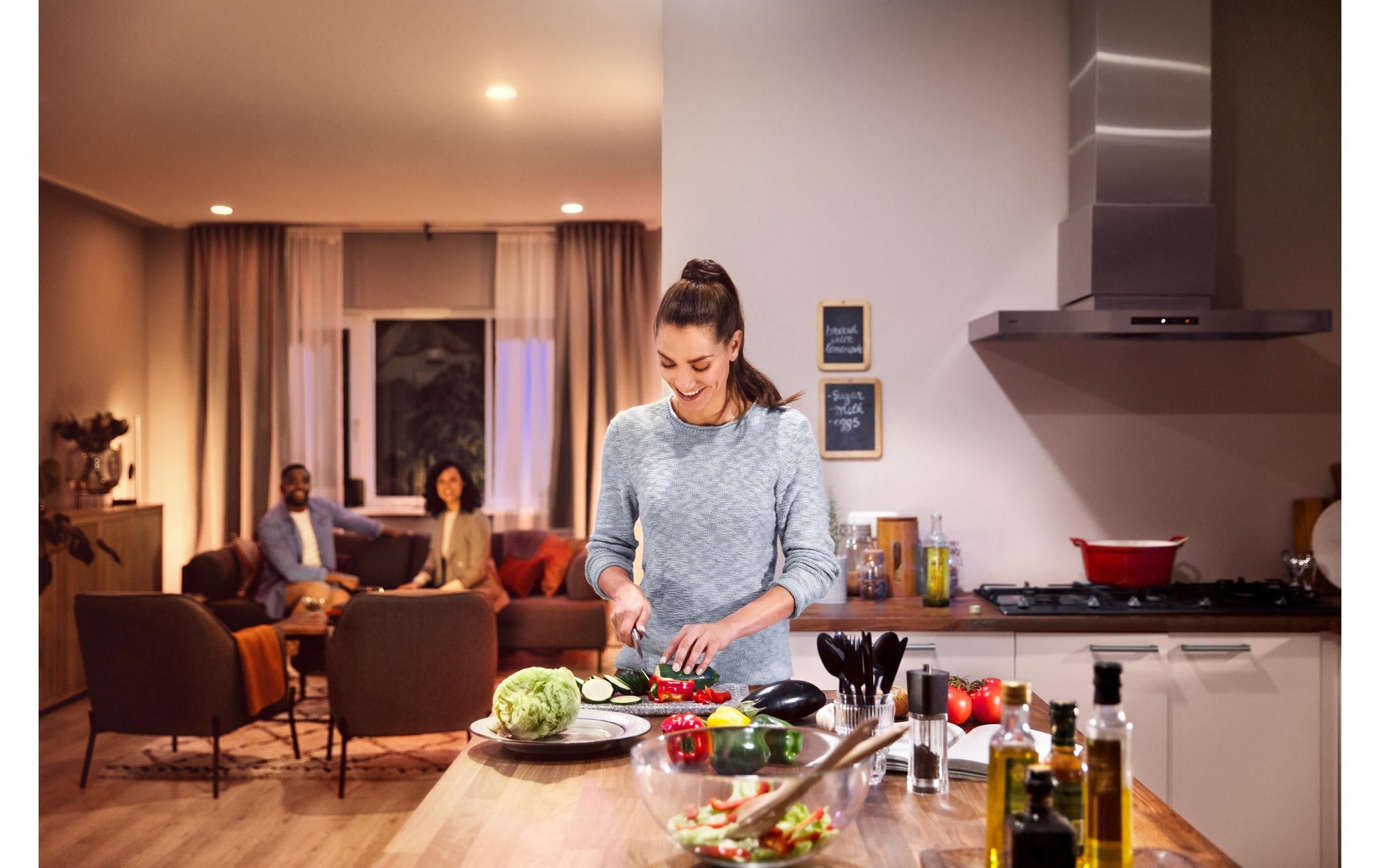 Philips by Signify Philips Hue Smart-Leuchtmittel E27 White & Color Ambiance – 1055 lm, 2200–6500 K/mehrfarbig, dimmbar – 3er-Pack