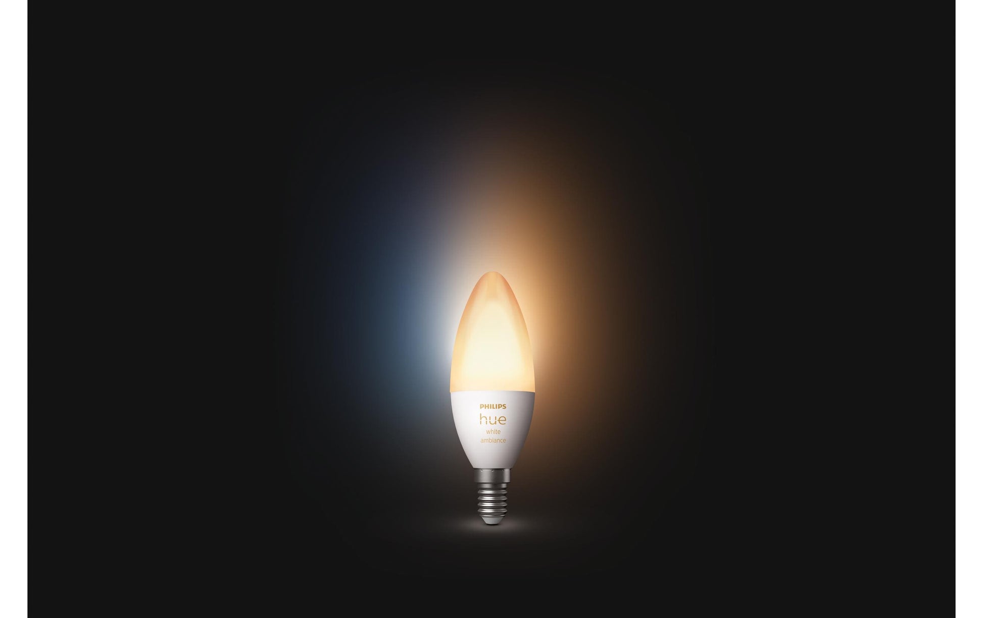 Philips by Signify Philips Hue Smart-Leuchtmittel E14 White Ambience – 470 lm, 2200–6500 K, App-Steuerung, dimmbar – Weiss