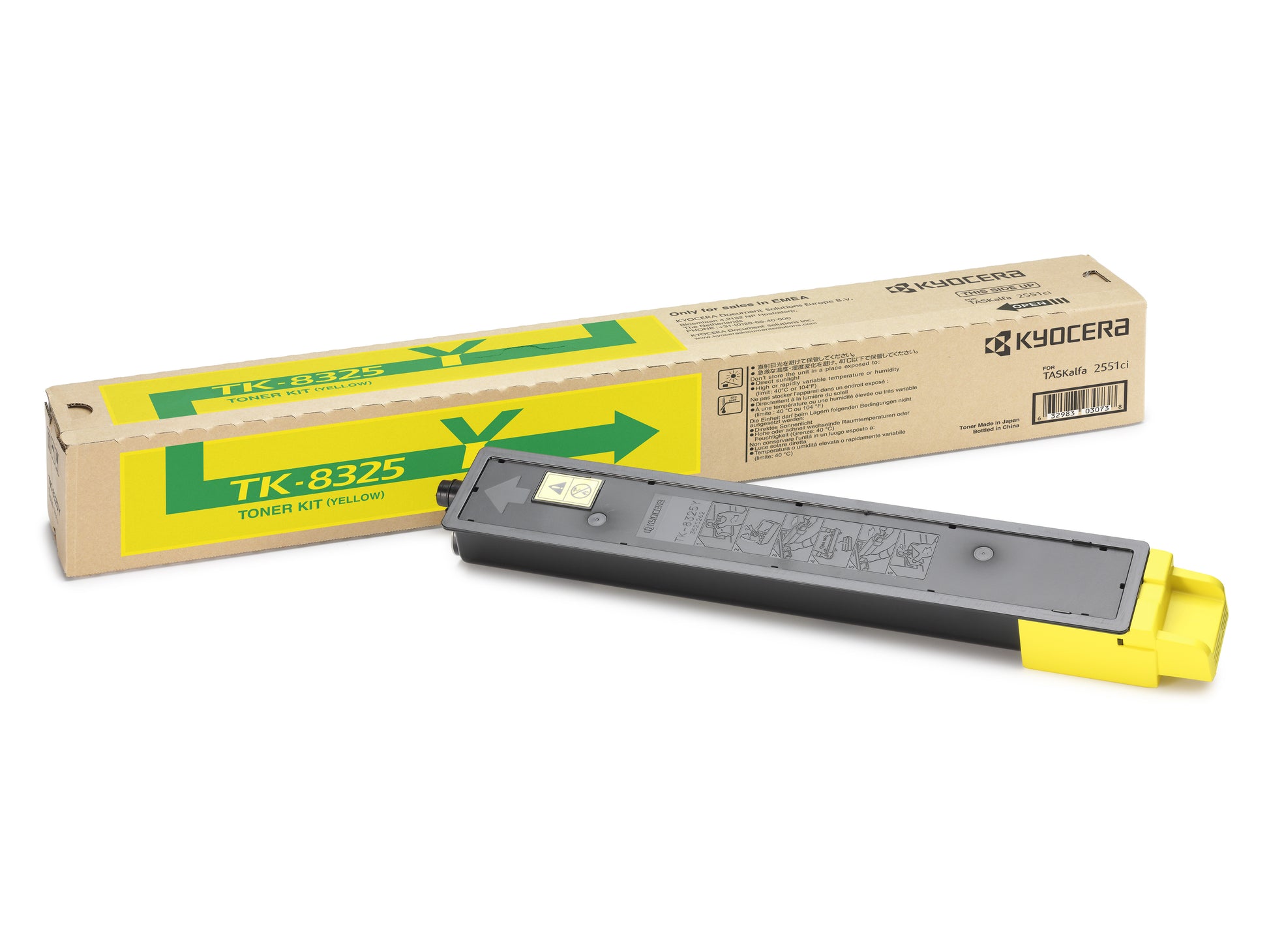 Kyocera – Toner TK-8325Y – Gelb, 12000 Seiten – für Kyocera TASKalfa 2551ci