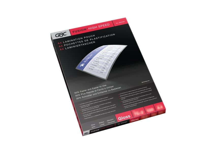 GBC Laminierfolien A4 – 100 µm, 100 Stk.