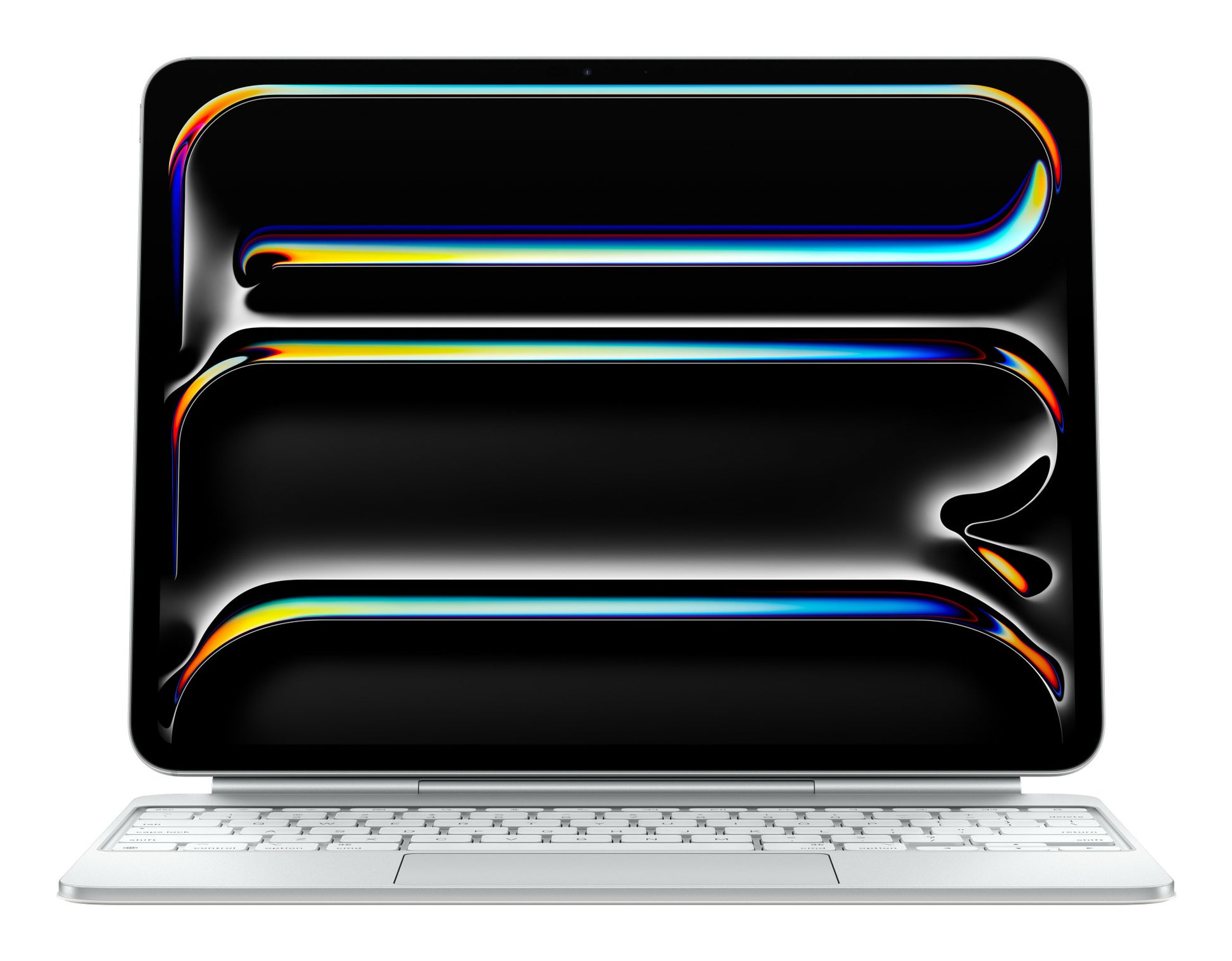 Apple Magic Keyboard – Tastatur, CH-Layout (DE-CH), mit Touchpad, Weiss – für iPad Pro 13" (M5)