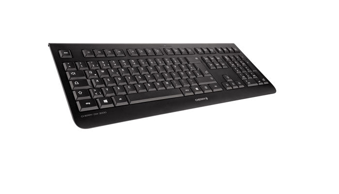 CHERRY DW 3000 – Tastatur, kabellos (2,4 GHz), FR-Layout (FR), Fullsize (mit Ziffernblock) – für Windows