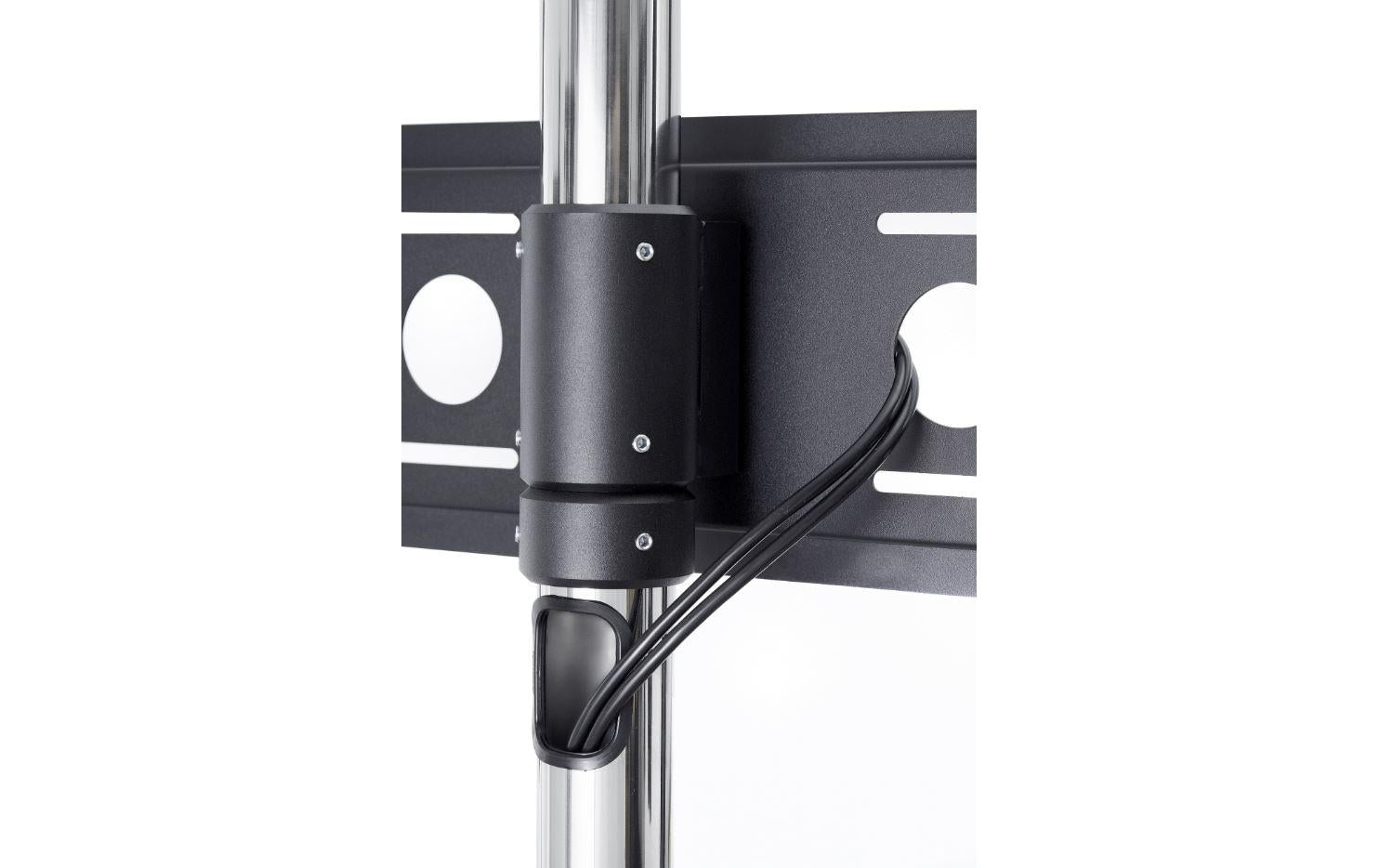 Edbak TR5 – Trolley, höhenverstellbar, für 47", VESA 600×400, bis 80 kg, schwarz