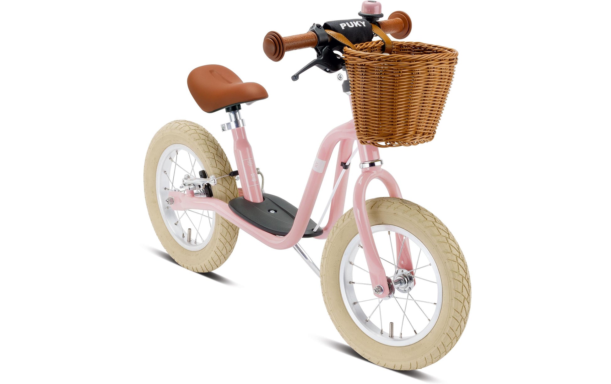 Puky LR XL Laufrad – 31,8 cm Räder, V-Bremse, Aluminium – ab 3 Jahren – Rosa