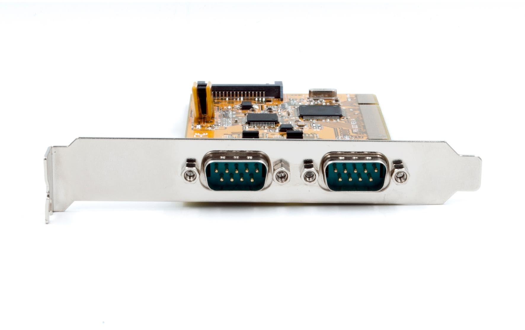 EXSYS EX-42032 Serielle PCI-Karte – 2× RS-232/422/485, FTDI, PCI, Full-Profile – für Windows/Linux/macOS