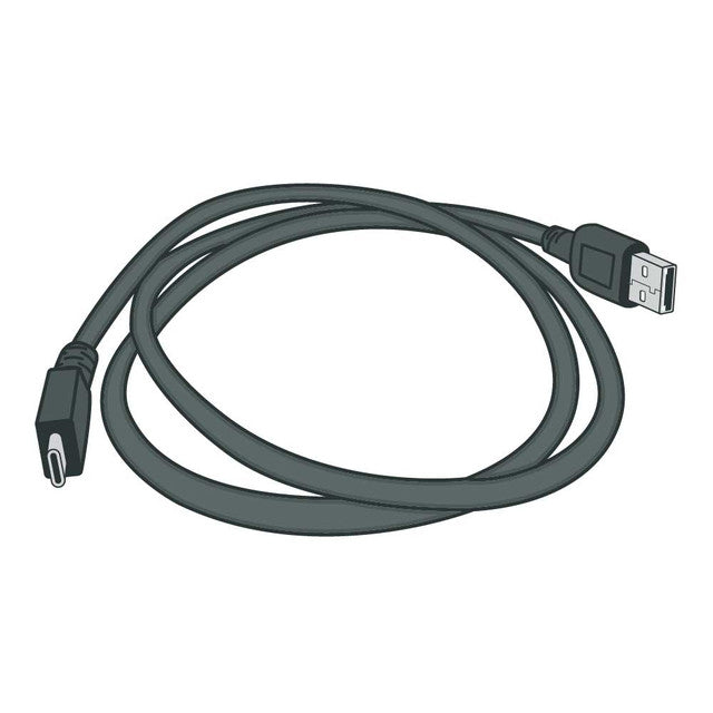 Zebra USB-Kabel – 1,8 m, abgewinkelt (90°)