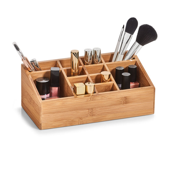 Zeller Present Aufbewahrungsbox – Bambus, 25,4×12×10 cm, Braun