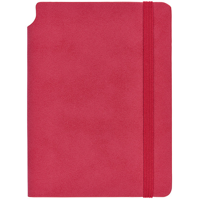 Kolma Notizbuch – A6 – blanko – 144 Seiten – 80 g/m² – Softcover, Gummiband, Stiftschlaufe, pink