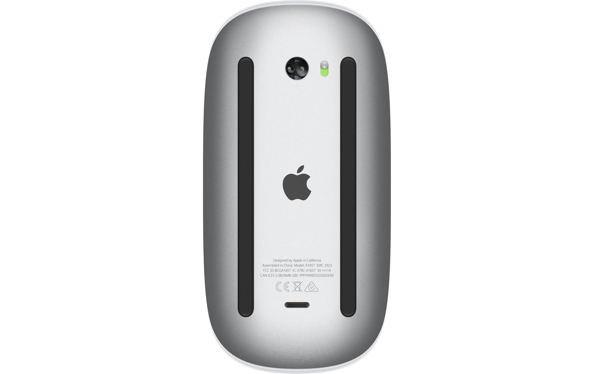 Apple Magic Mouse – Maus – Kabellos (Bluetooth), beidhändig, Weiss