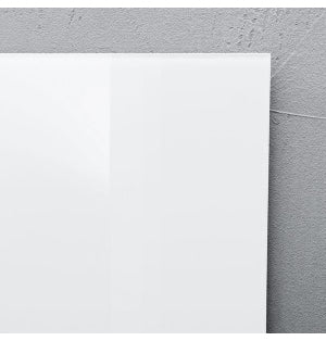 Sigel Whiteboard – 150 × 100 cm, Glas, magnetisch, Wandmontage, inkl. Magnetwürfel, Montagesatz