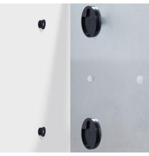 Sigel Whiteboard – 120 × 90 cm, Glas, magnetisch, Wandmontage, inkl. SuperDym Magnetwürfel