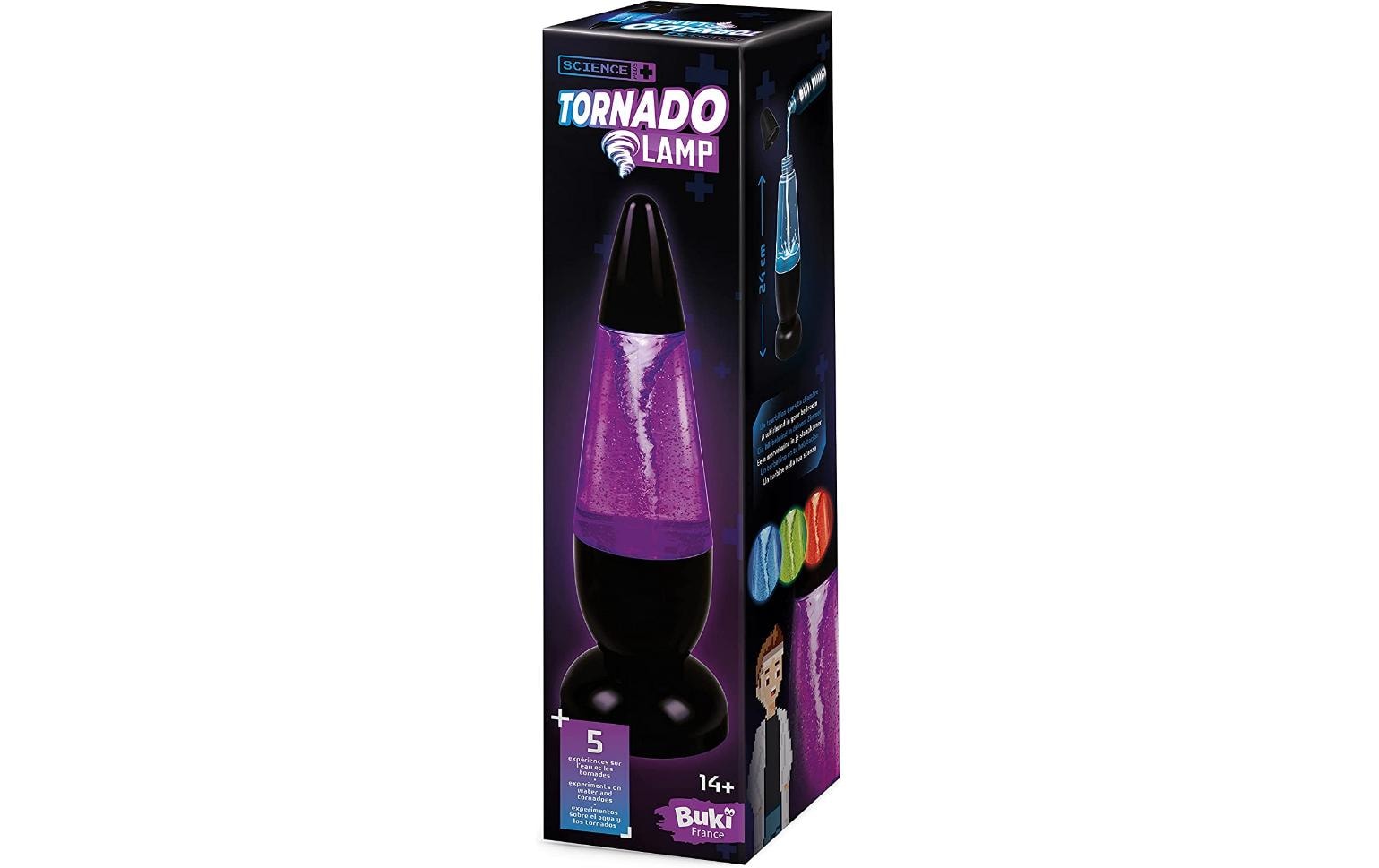Buki Tischleuchte – Elektrische Aromalampe, USB, 24 cm – Schwarz