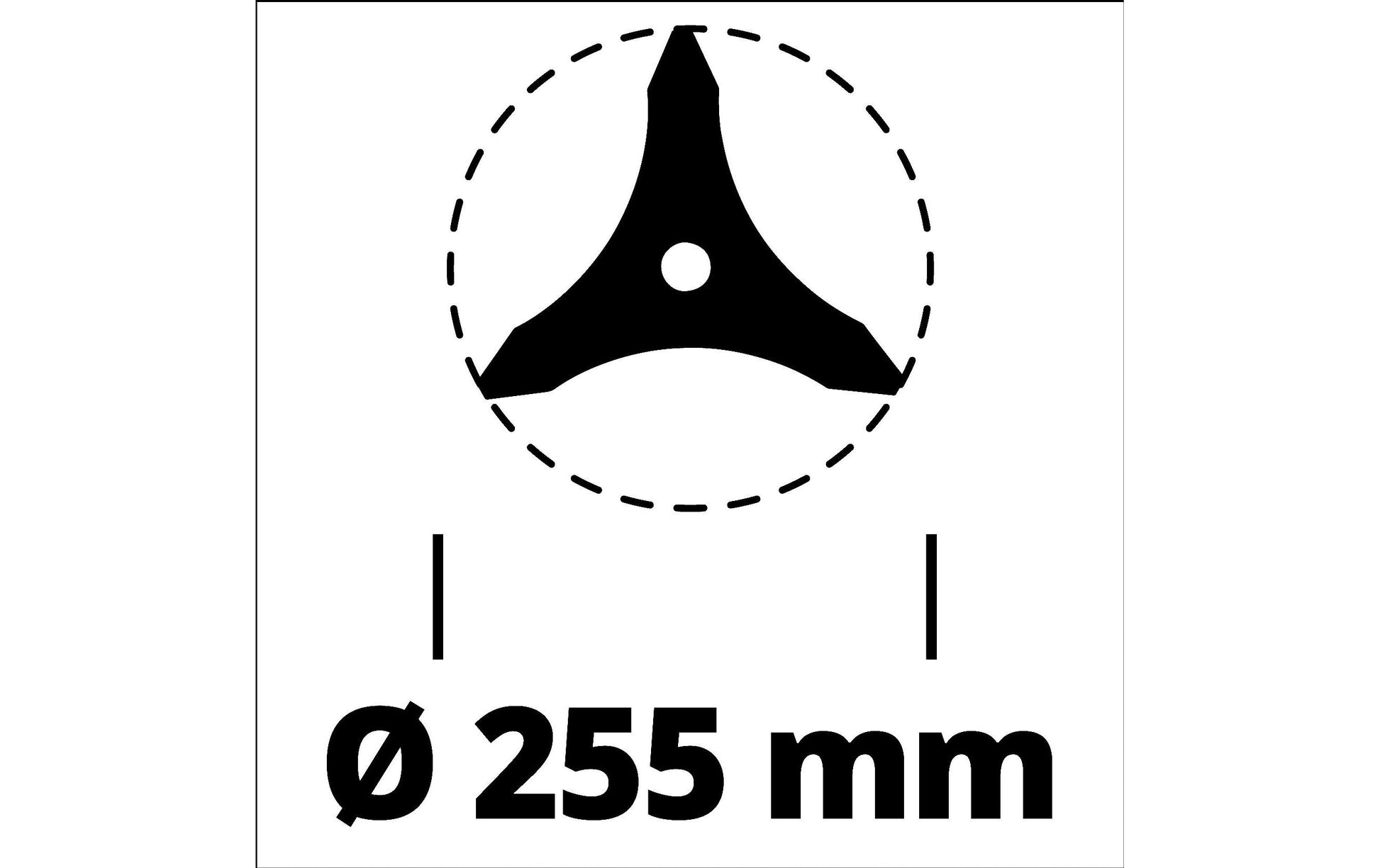 Einhell Ersatzklingen 255 mm, 2,8 mm, 1 Stk., für AGILLO 36/255