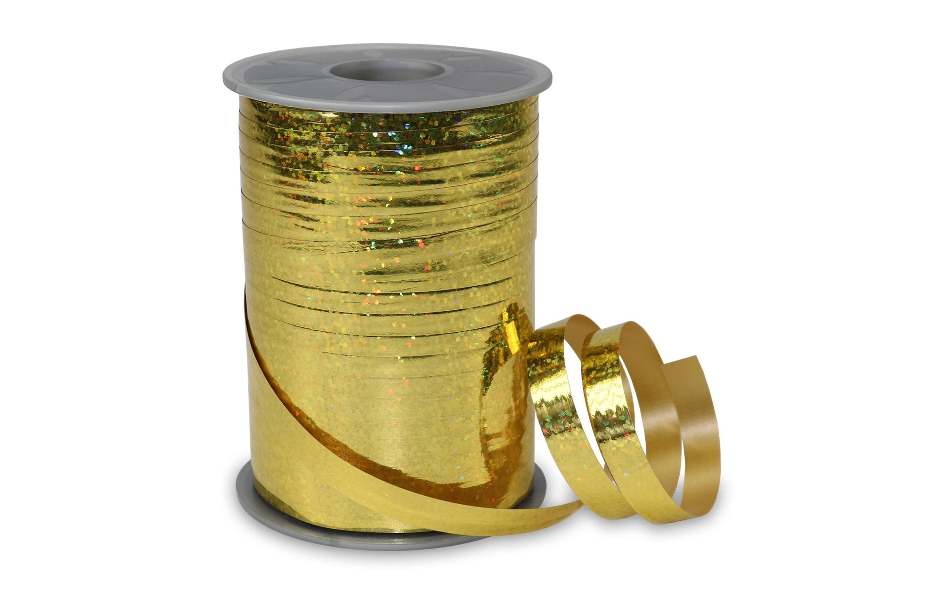 Pattberg Geschenkband Polyester/Polypropylen (PP) Gold – 10 mm × 200 m – Kräuselband
