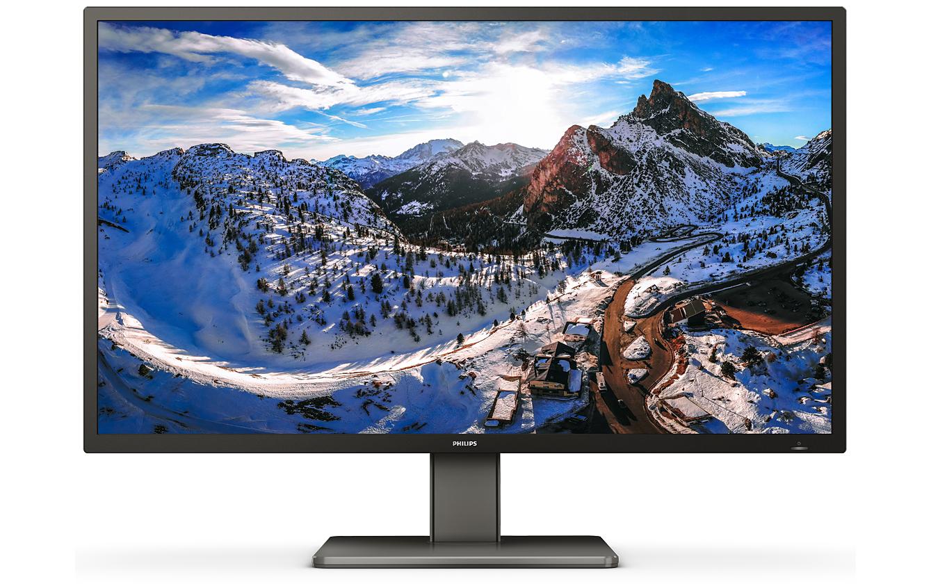 Philips 439P1/00 – 42,5", 3840 × 2160 (4K), VA, USB-C 90 W, KVM, LAN, DisplayHDR 400
