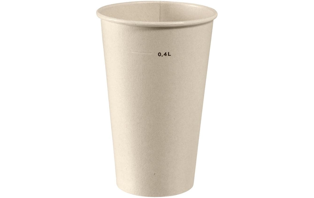 BioPak Becher, Bagasse (Zuckerrohr) – 4,7 dl, braun – 36 Stk.