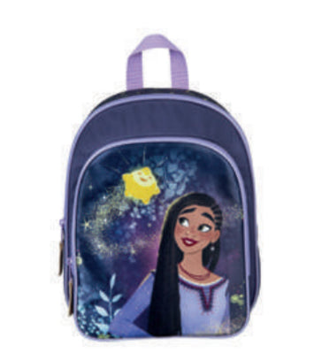 Undercover Kindergartenrucksack Wish – 7 l – Violett, Disney-Charaktere, 300 × 250 × 100 mm