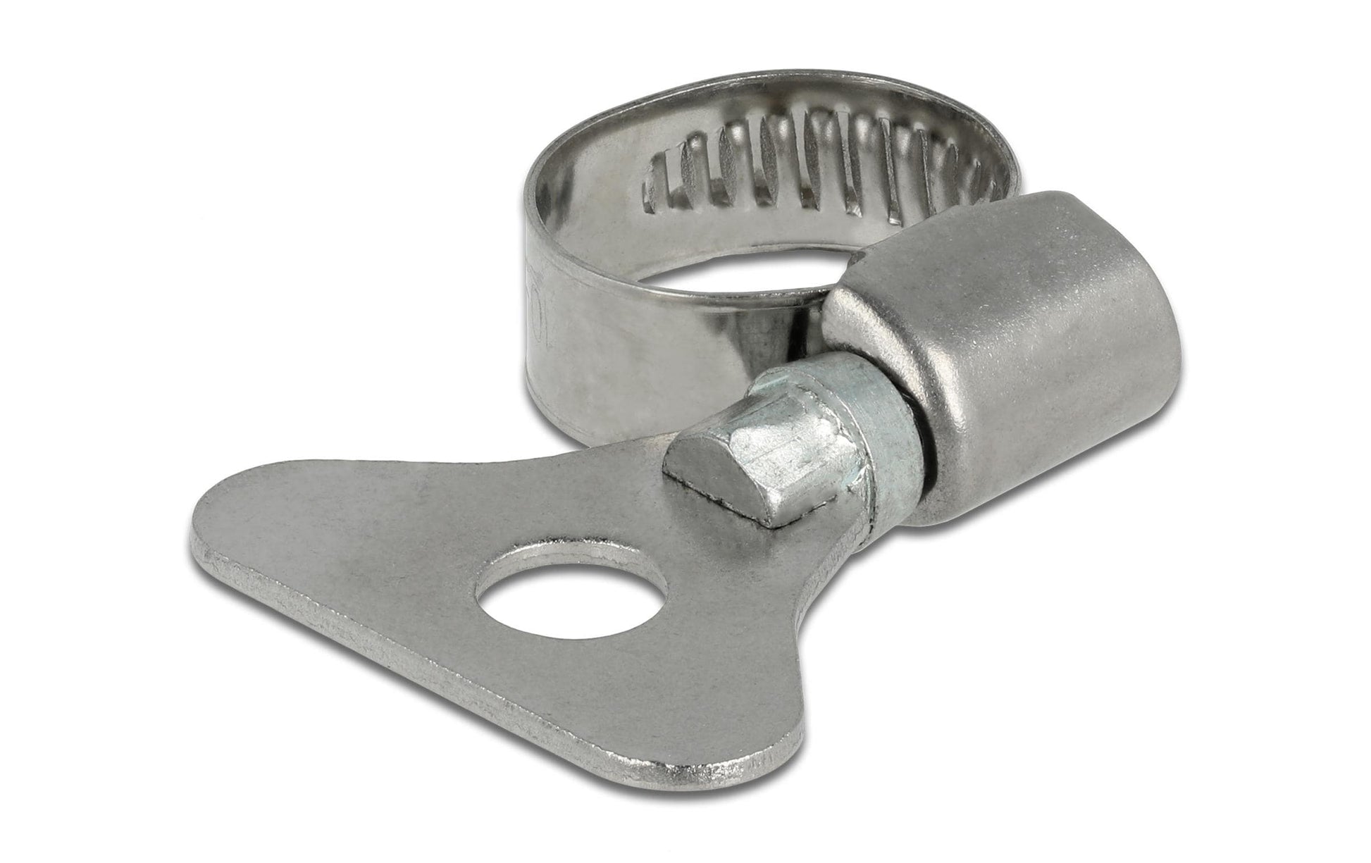 DeLOCK Schlauchschellen – 10–16 mm, 9 mm, Edelstahl, 10 Stk.