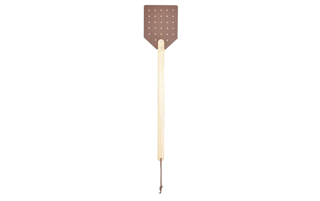 Esschert Design Insektenfalle – 11,5 × 51,8 cm – braun – Leder, Holz – für Fluginsekten