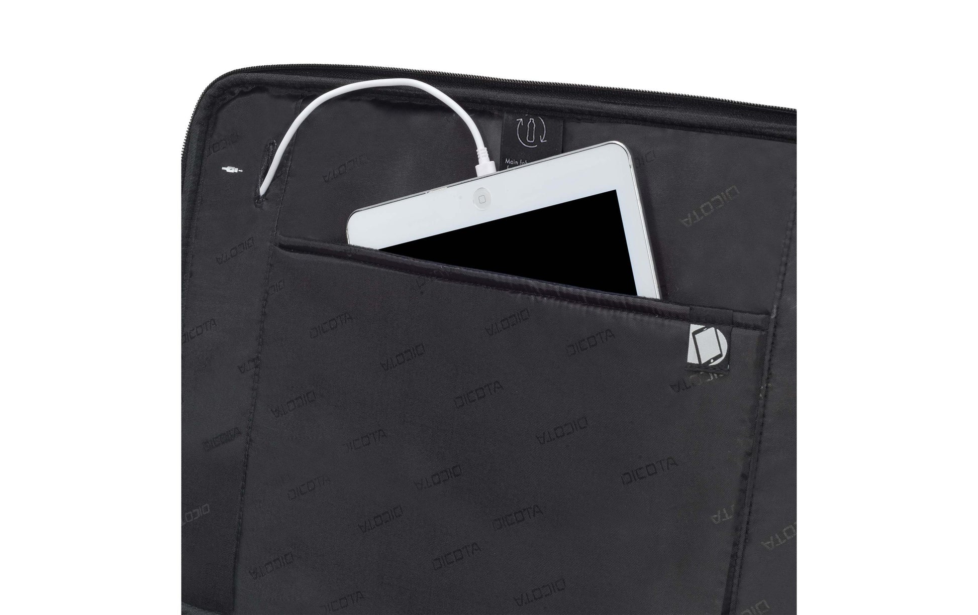 DICOTA Eco Top Traveller SELECT Notebook-Tasche für Notebooks bis 15,6" – Schwarz